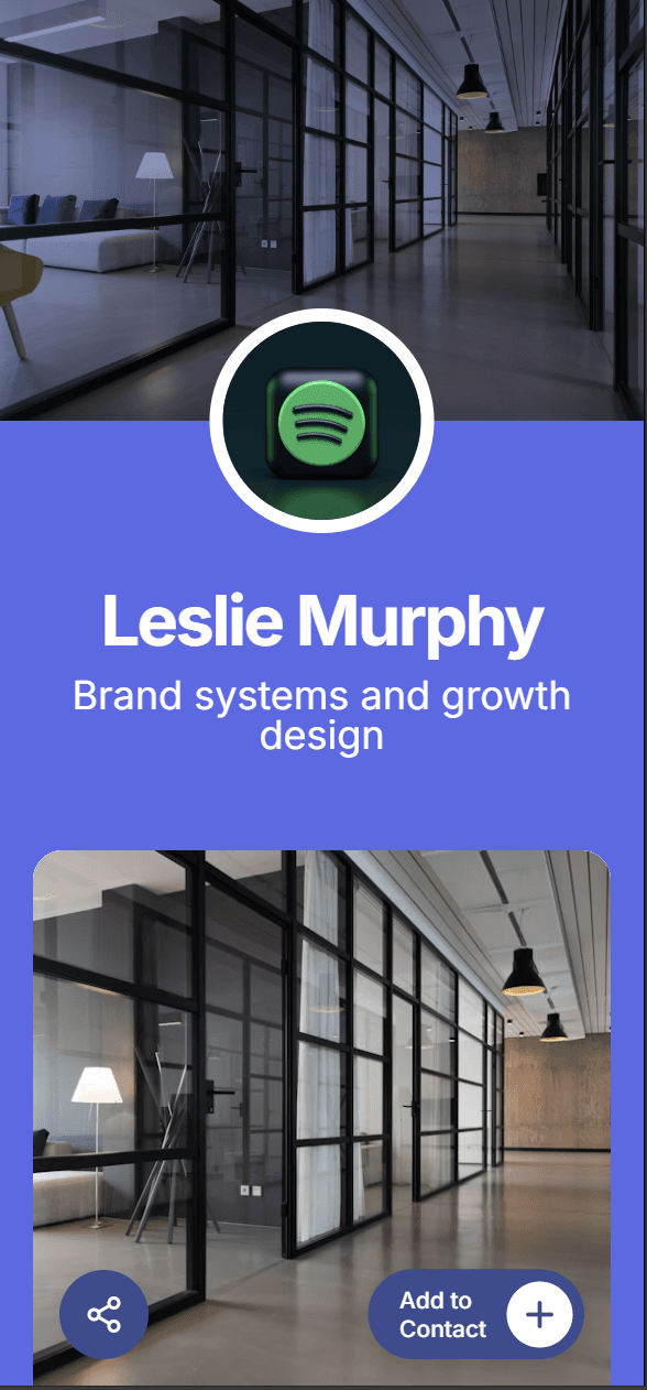 Example Tap24 business profile layout